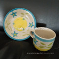 china coffee cup and saucer made in Shandong